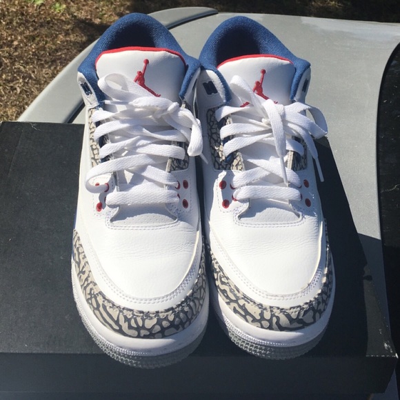 Jordan 3 Retro True Blue 2016 (GS) - Picture 1 of 7